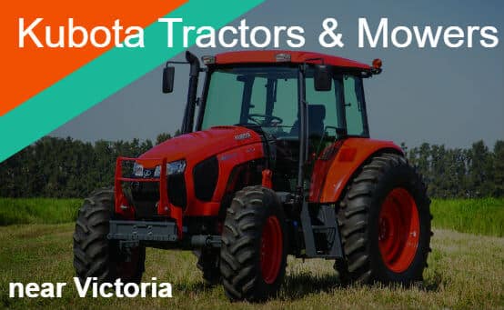 Kubota tractors mowers near Victoria