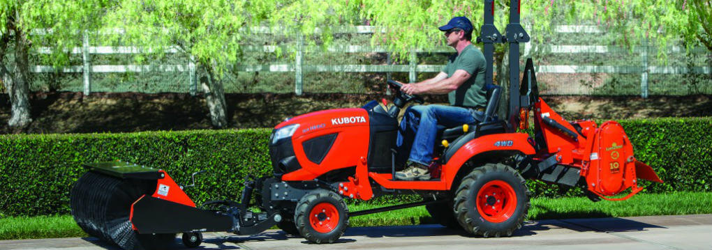 how to drive a Kubota tractor
