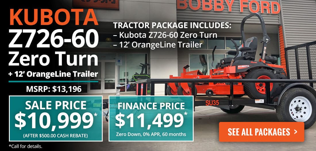 Kubota mower prices