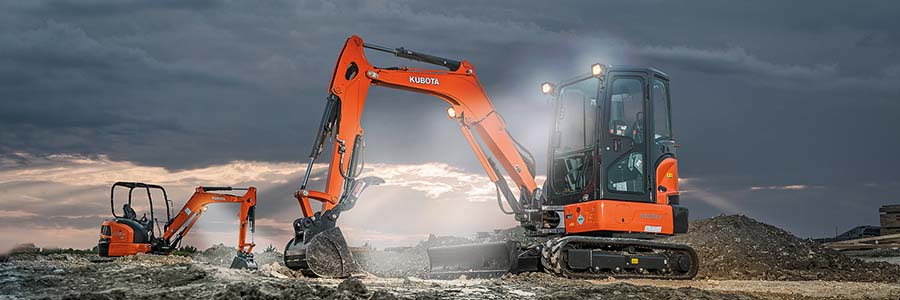 construction_kubota excavators