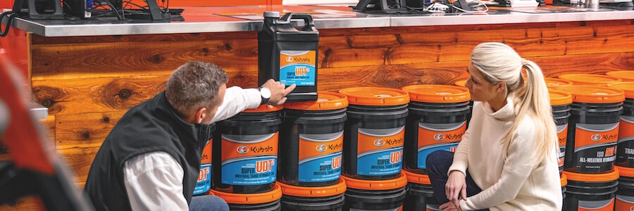 kubota hydraulic fluid