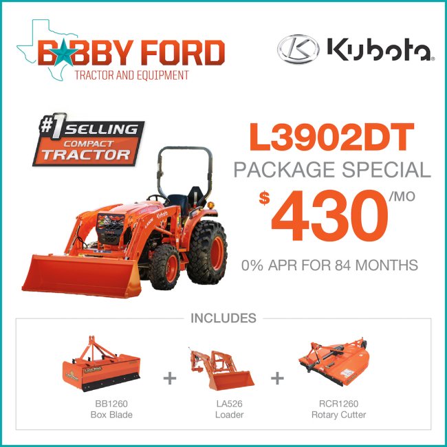 L3902DT Package Deal Bobby Ford Kubota