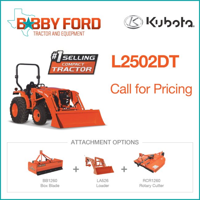 Bobby Ford Kubota L2502DT package special